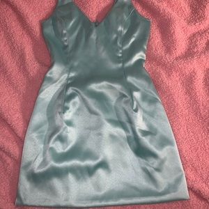 mint green mini dress